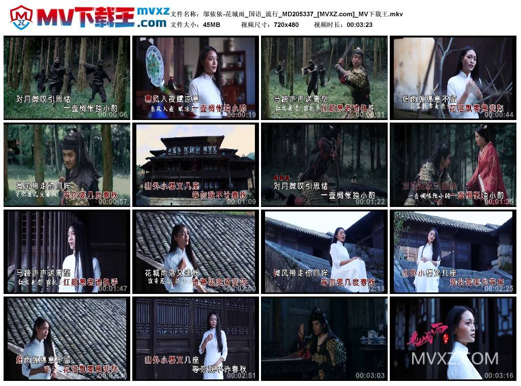 邬依依-花城雨_国语_流行_MD205337